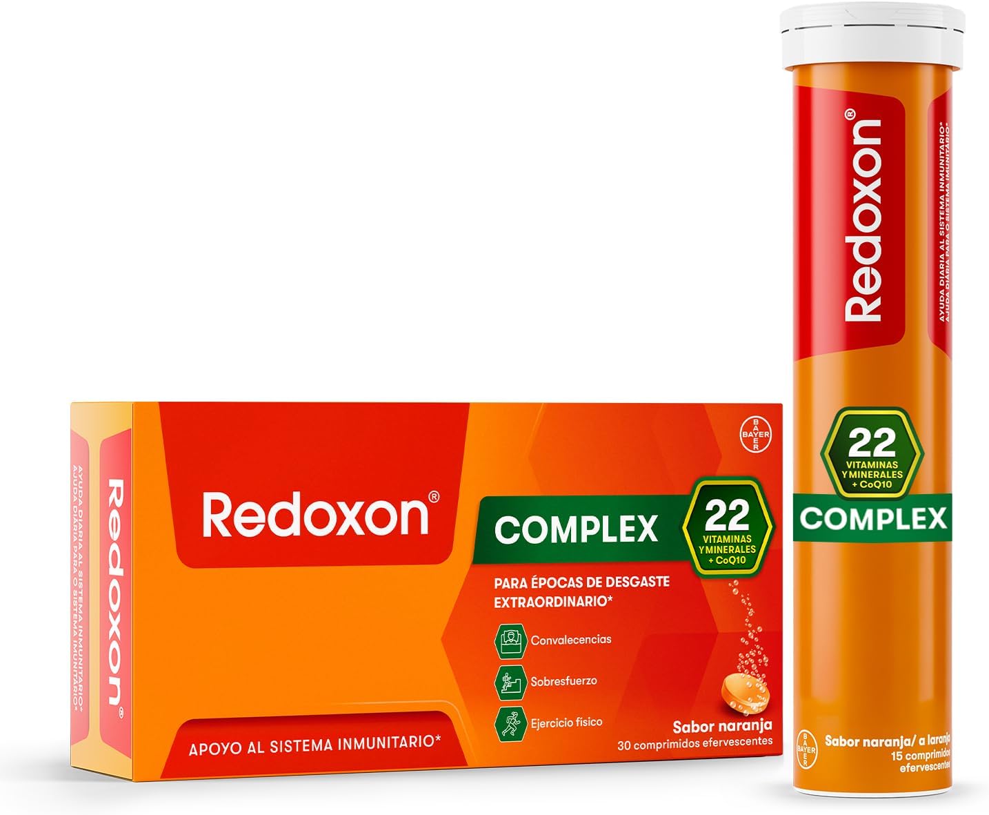 Detalle de Redoxon Complex 30 comprimidos Vitamina C efervescente