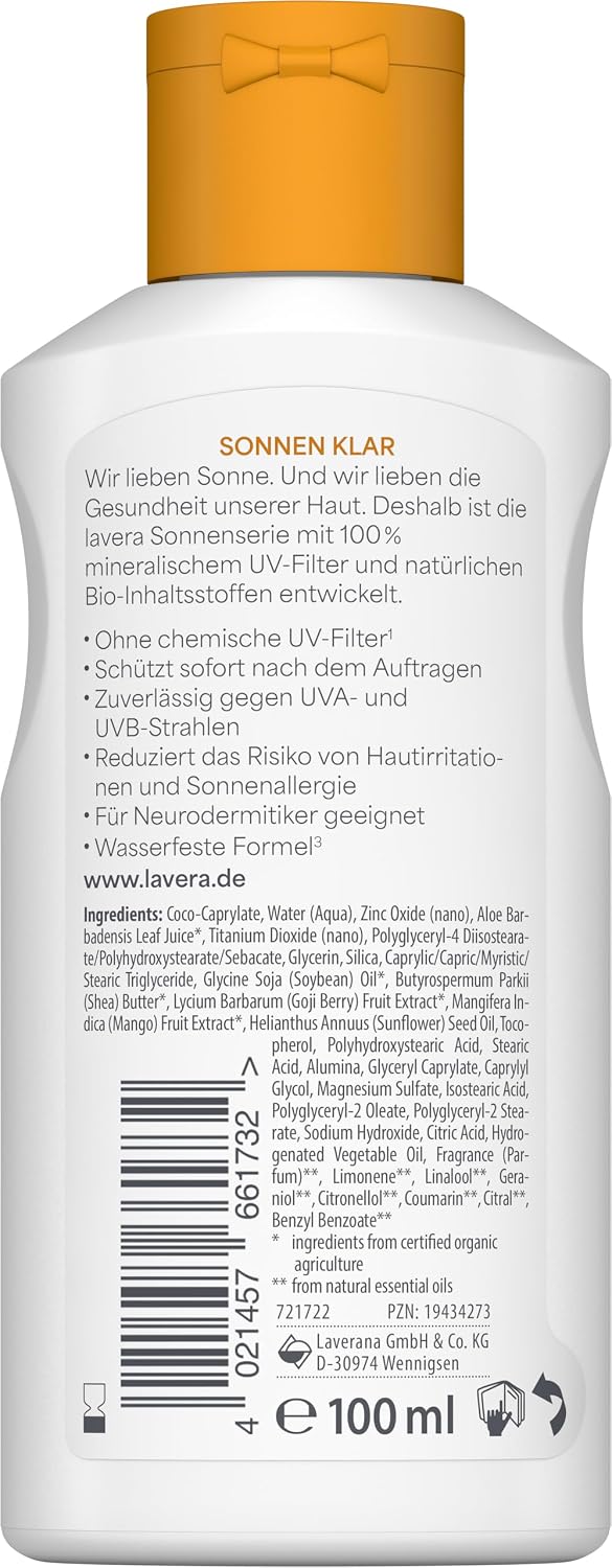 Thumbnail 5 de lavera Sonnenlotion Sensitiv LSF 30 100 ml
