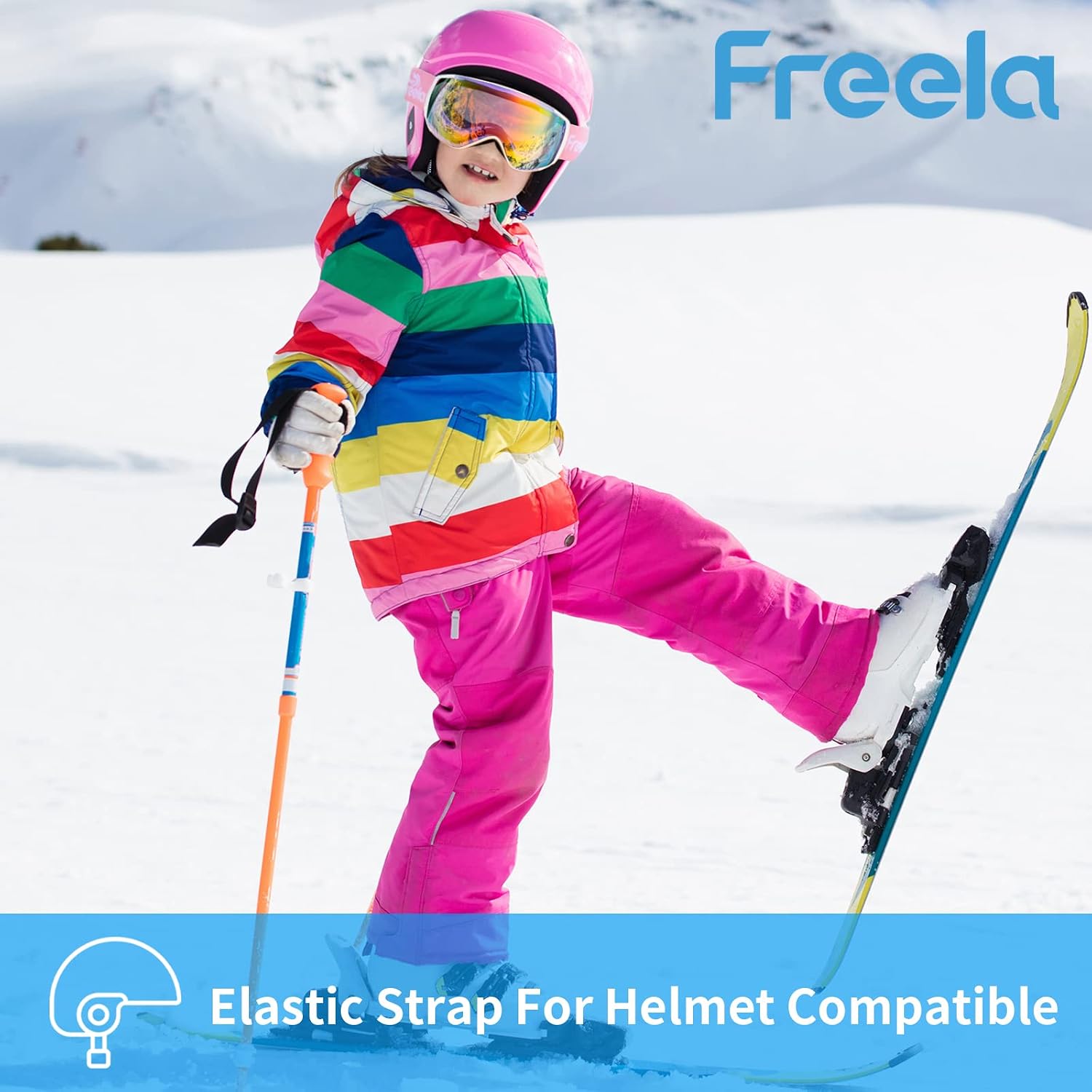 Thumbnail 5 de Freela Kids Ski Goggles TPU Frame