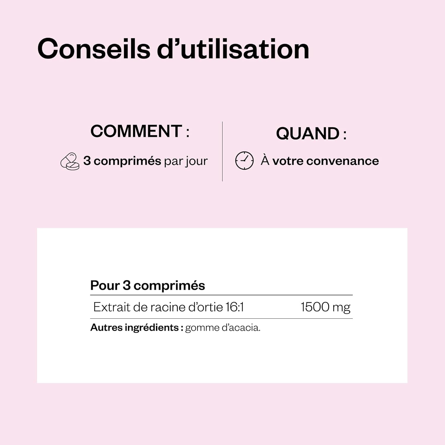 Thumbnail 5 de Nettle Root Extract Supersmart 500 mg – extrait naturel de racine d’ortie pour la prostate