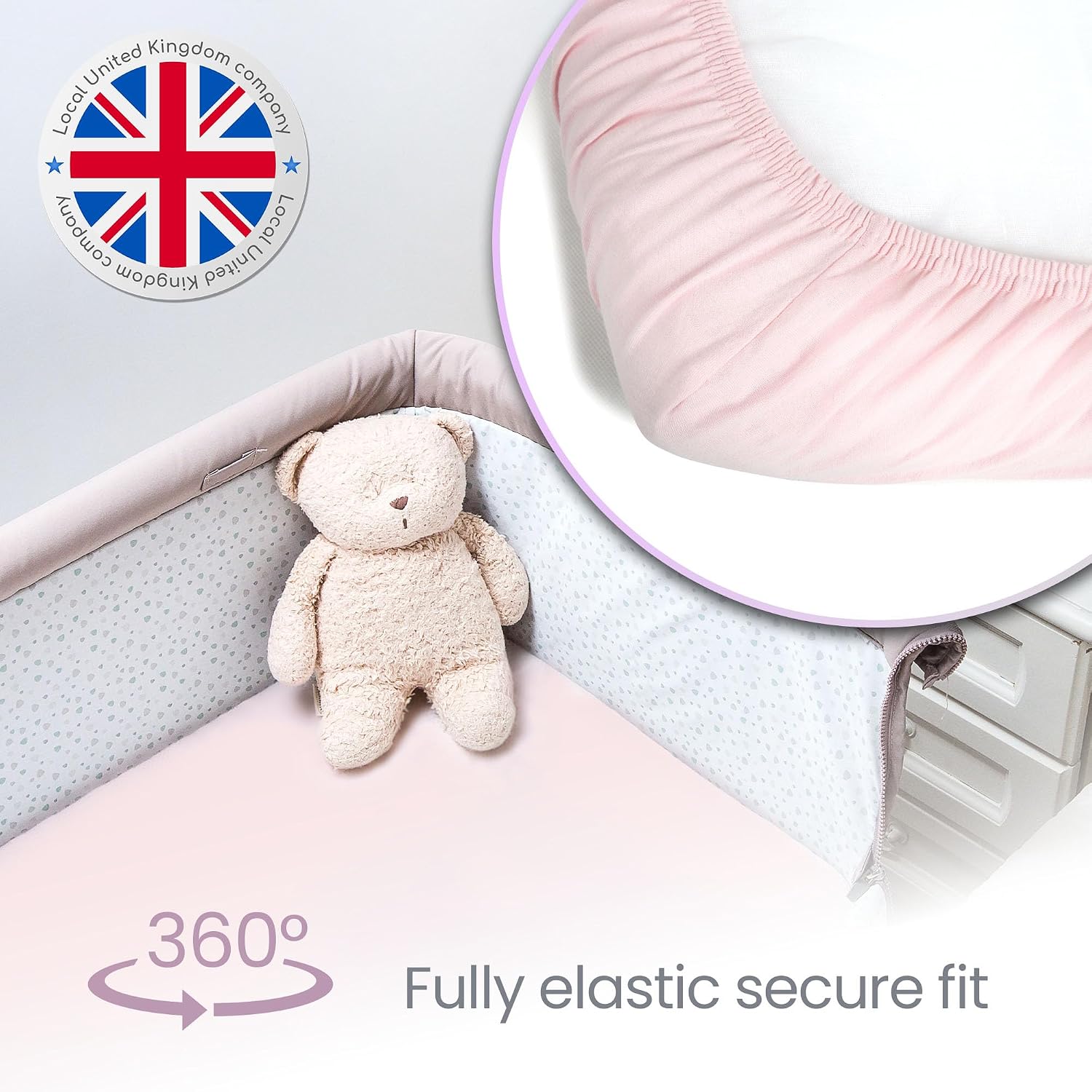 Thumbnail 3 de Comfier Sleep CoZee 51x85cm crib sheets
