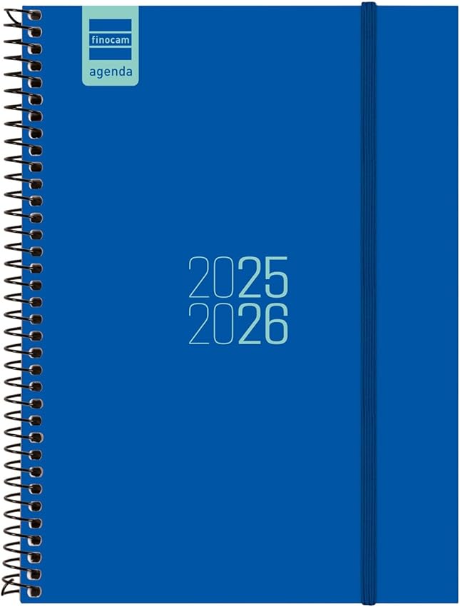 Thumbnail 4 de Finocam Agenda Espir 2025-2026: una página por día, septiembre 2025–agosto 2026, Negro
