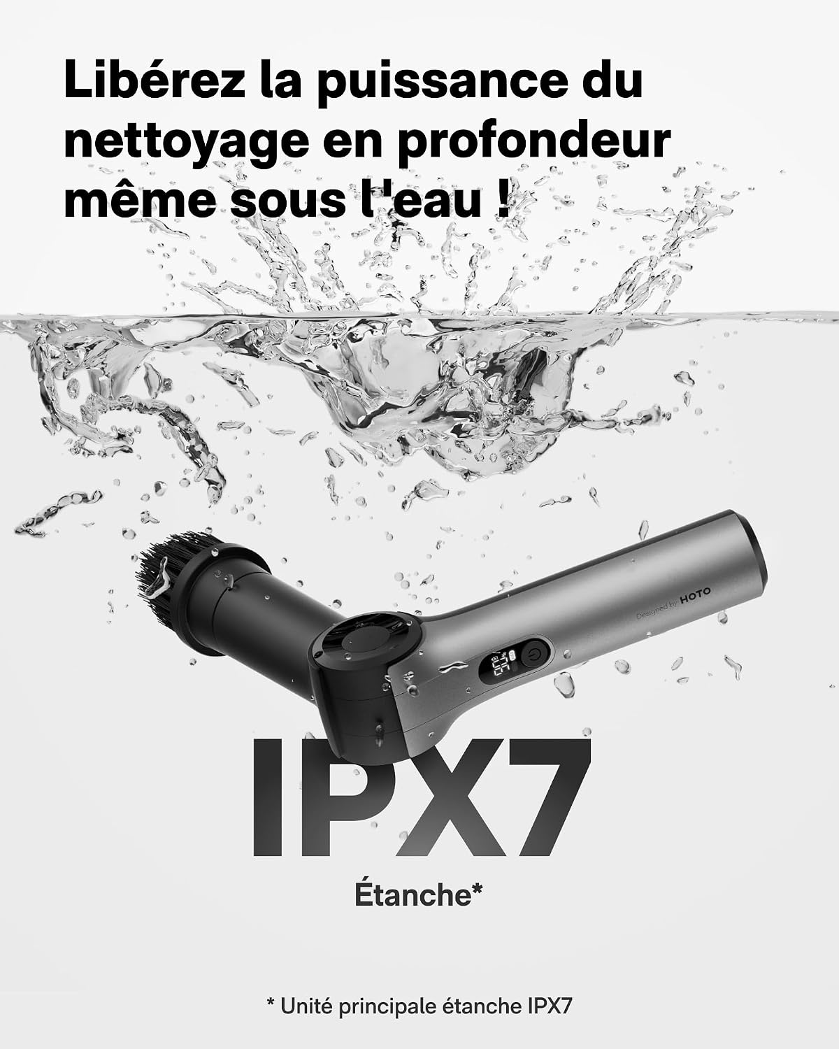 Thumbnail 6 de HOTO Brosse nettoyage électrique rotative