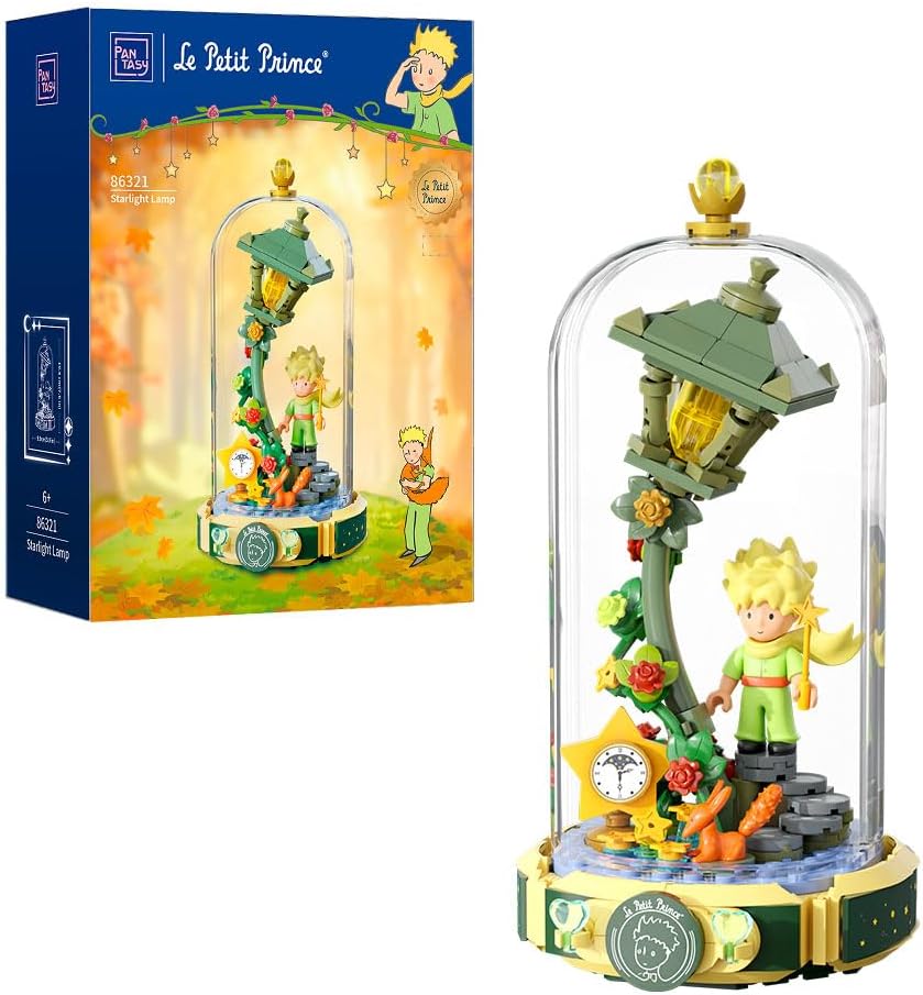 Detalle de PAN TASY 86321 スターライトランプ ビルディングブロックセット ミニフィギュア・透明ダストカバー付き