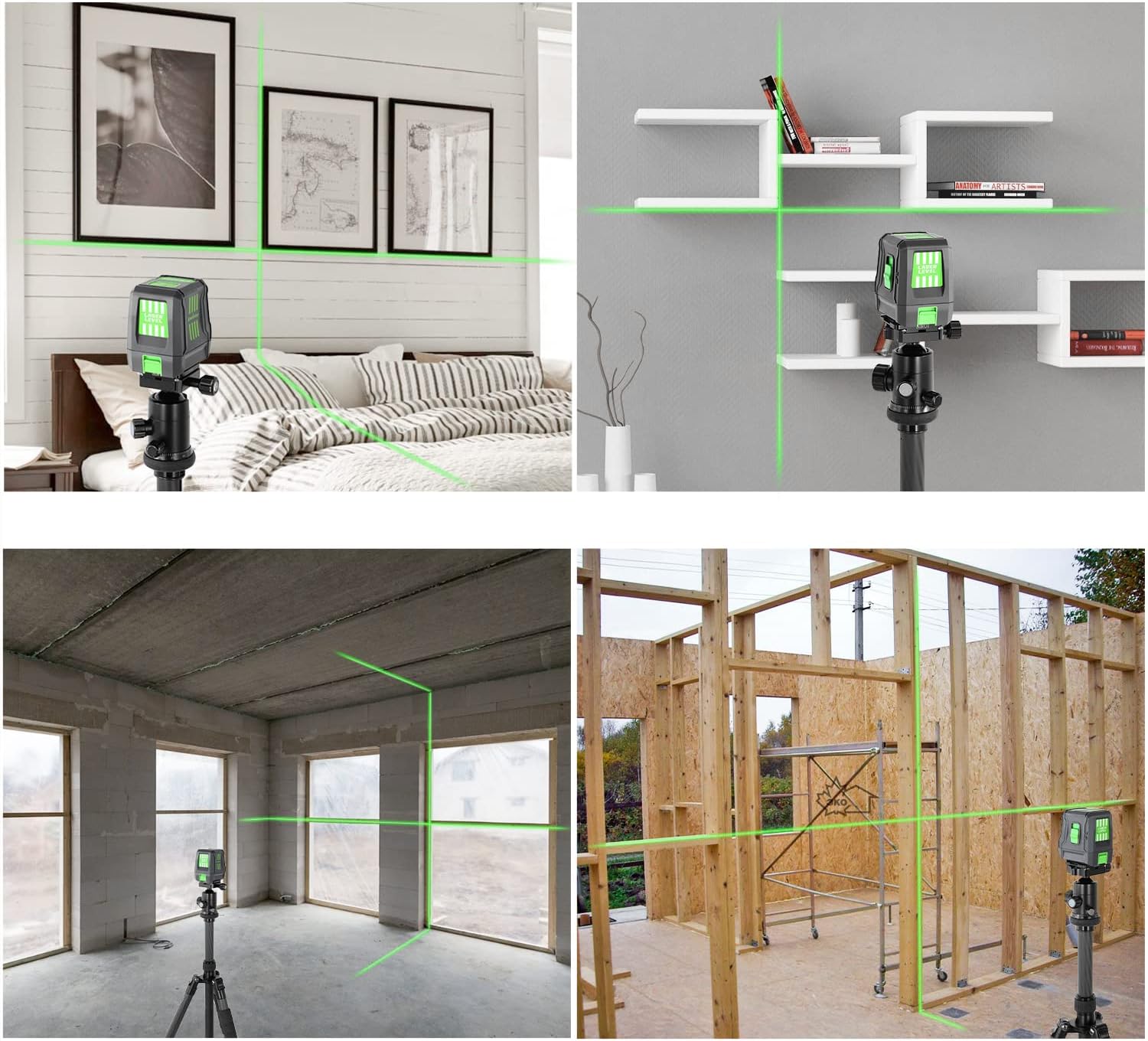 Thumbnail 6 de Enventor Laser Level 25m green cross-line laser