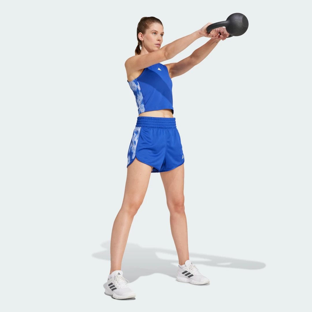 Thumbnail 2 de Pantalón corto Pacer Training Essentials Allover Print Flower Tie-Dye Knit de Adidas