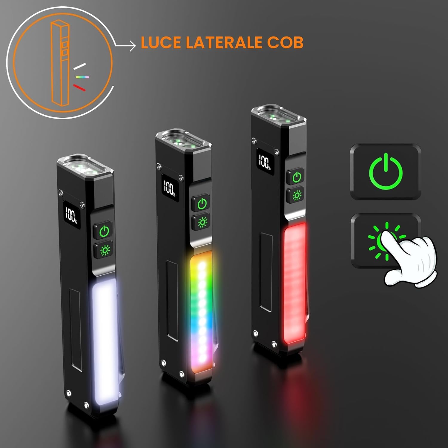 Detalle de Relybo FP110 Torcia LED 1.000.000 lumen 🔦