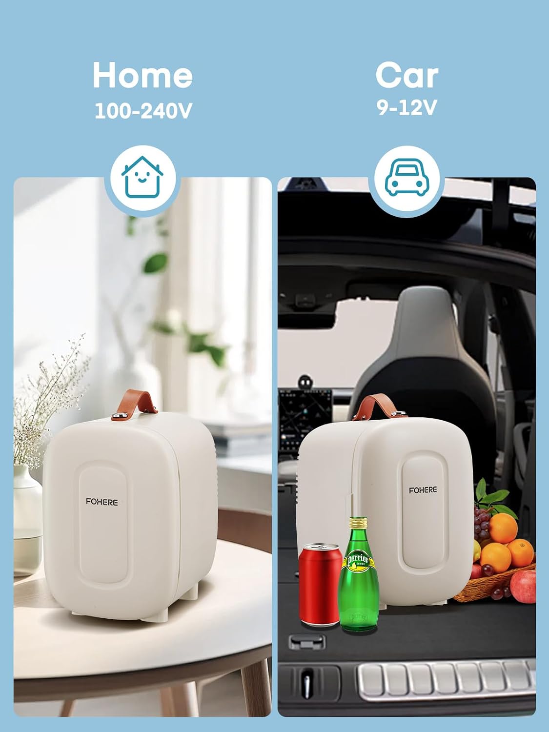 Thumbnail 6 de FOHERE Mini Fridge 5L: Portable Cooler & Warmer for Desk, Bedside and On-the-Go