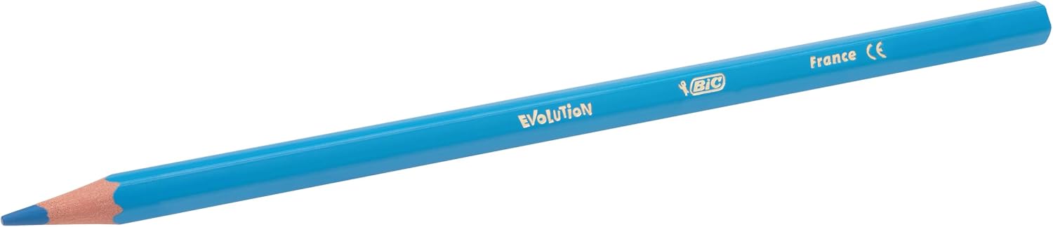 Detalle de BIC Kids Evolution ECOlutions – Crayons de couleur éco-responsables, lot de 2 etuis (18 couleurs chacune)