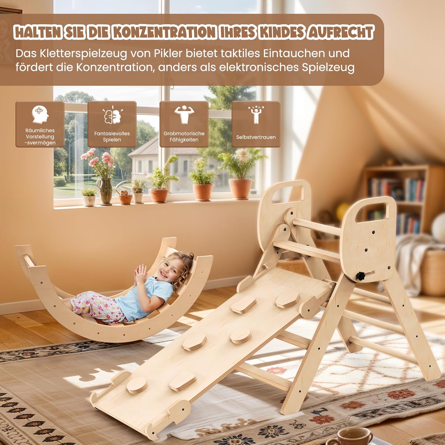 Thumbnail 1 de Woodure Montessori Klettergerüst 6-in-1