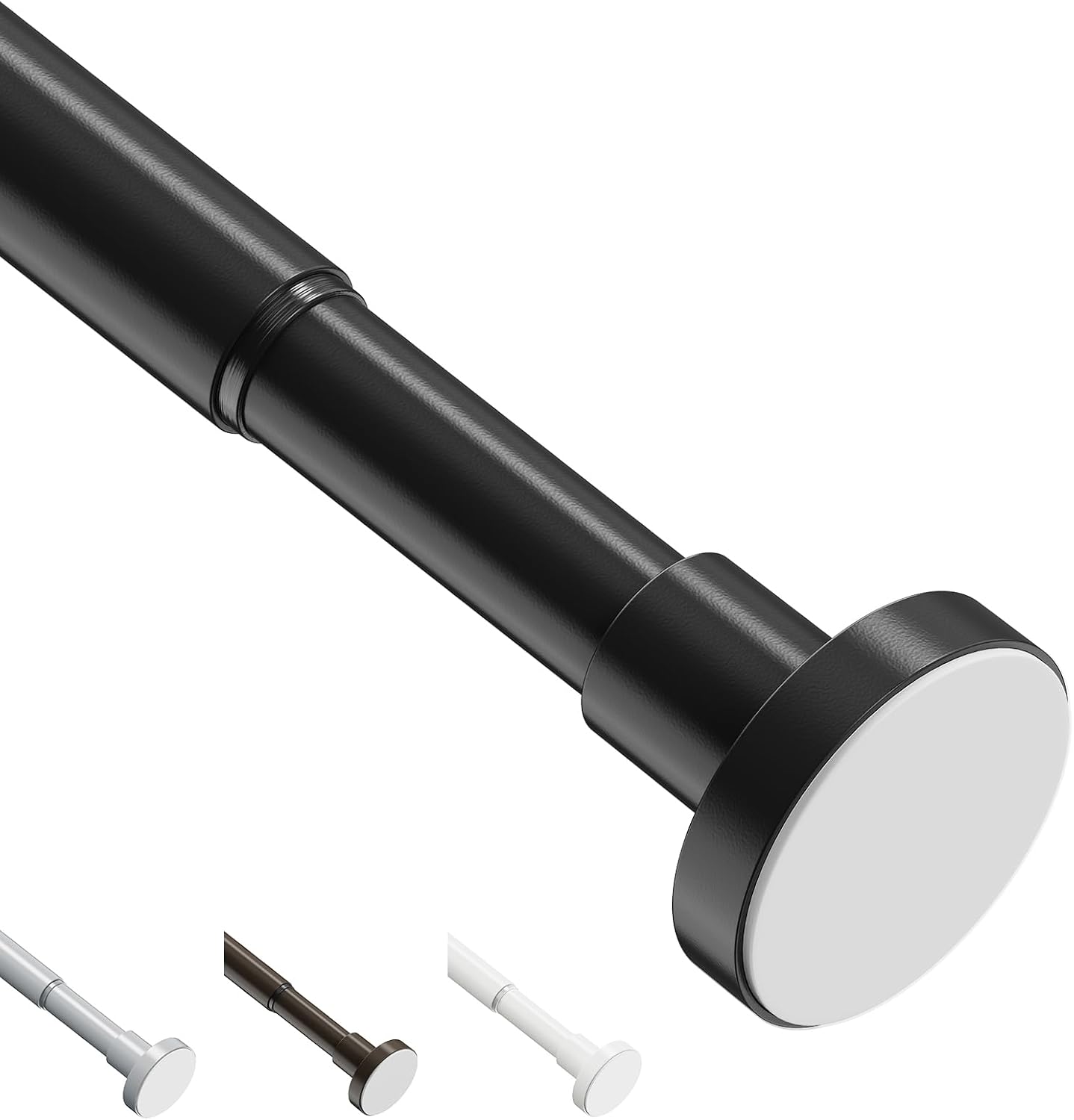 Detalle de WELDUN Extendable Shower Curtain Rod 48–190 cm