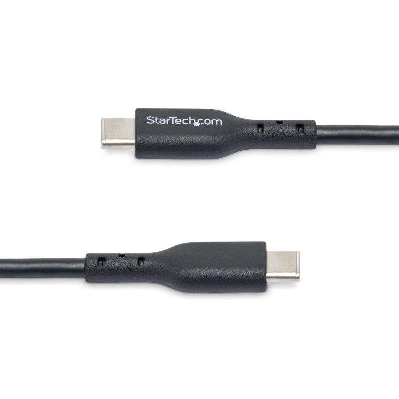 Detalle de StarTech Cable de Carga USB-C de 3 m PD 60W 3A Macho a Macho Gris