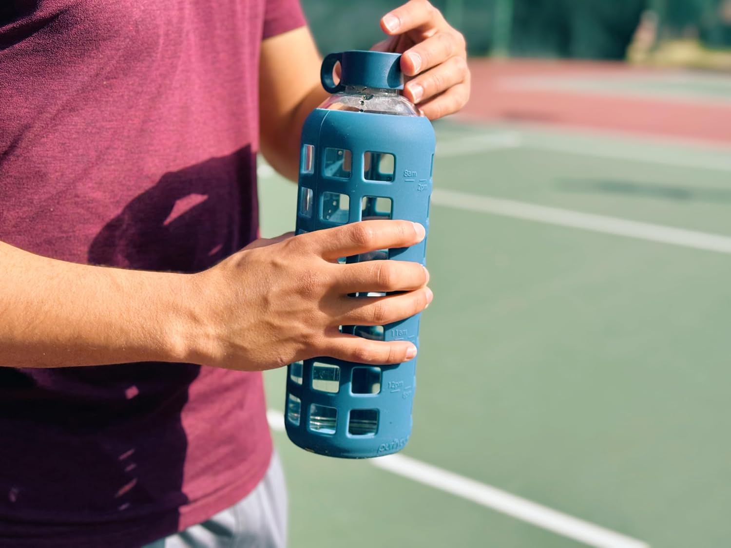 Thumbnail 6 de purifyou Glass Water Bottle 32 oz
