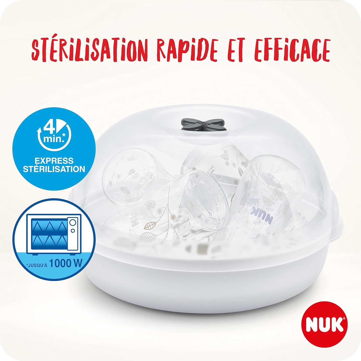 Detalle 2 de NUK Micro Express Plus stérilisateur micro-ondes 4 min