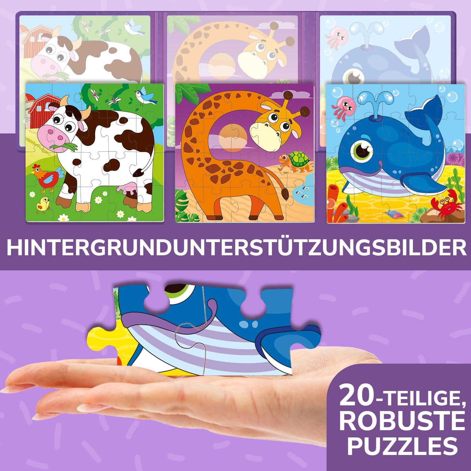 Thumbnail 3 de QUOKKA Magnetspiel 20-teilig für Reisen