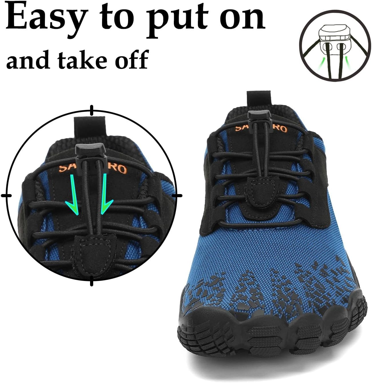 Thumbnail 4 de SAGUARO Unisex Barfußschuhe mit breiter Zehenbox und Zero-Drop Sohle