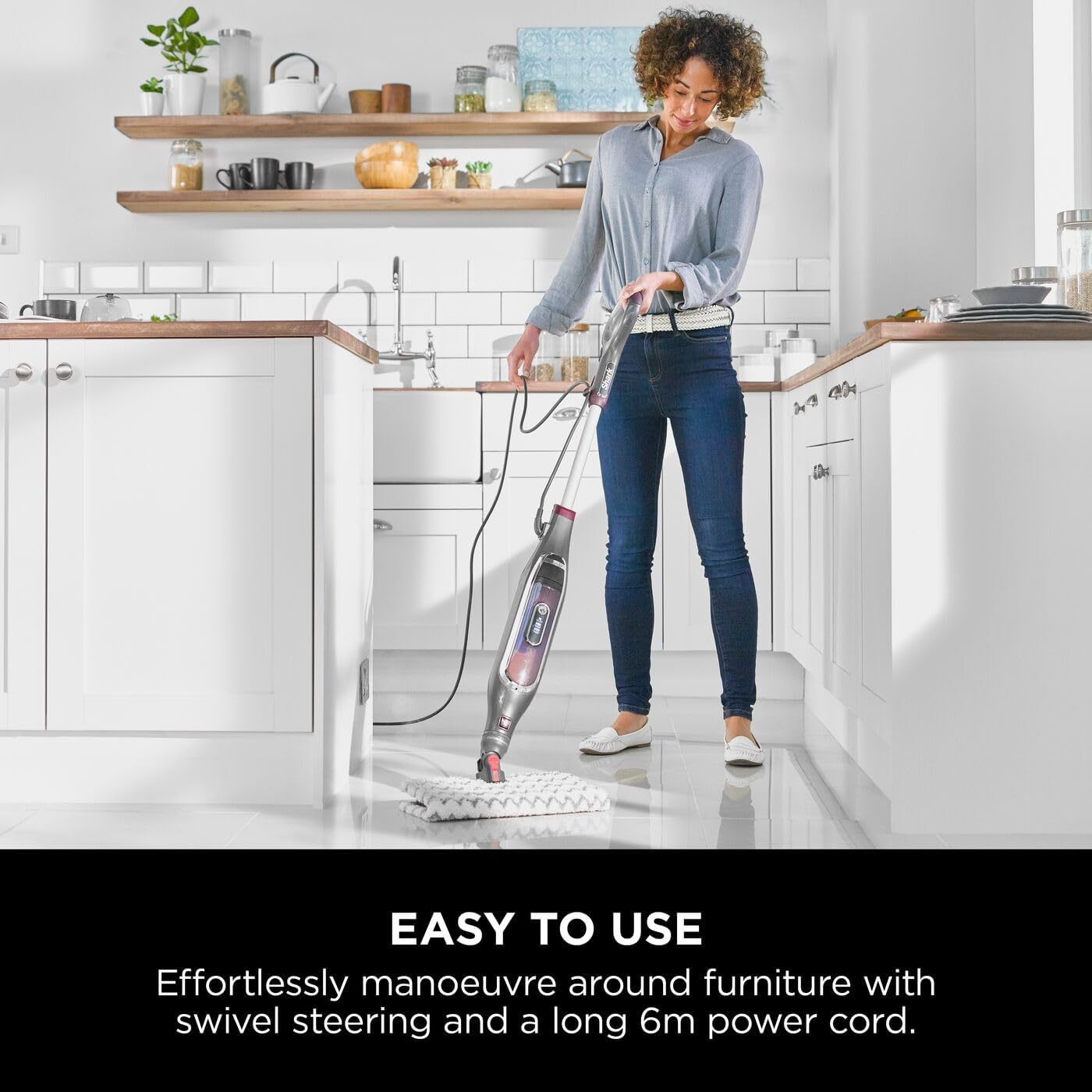 Thumbnail 5 de Shark S6003UK steam mop with 350ml tank