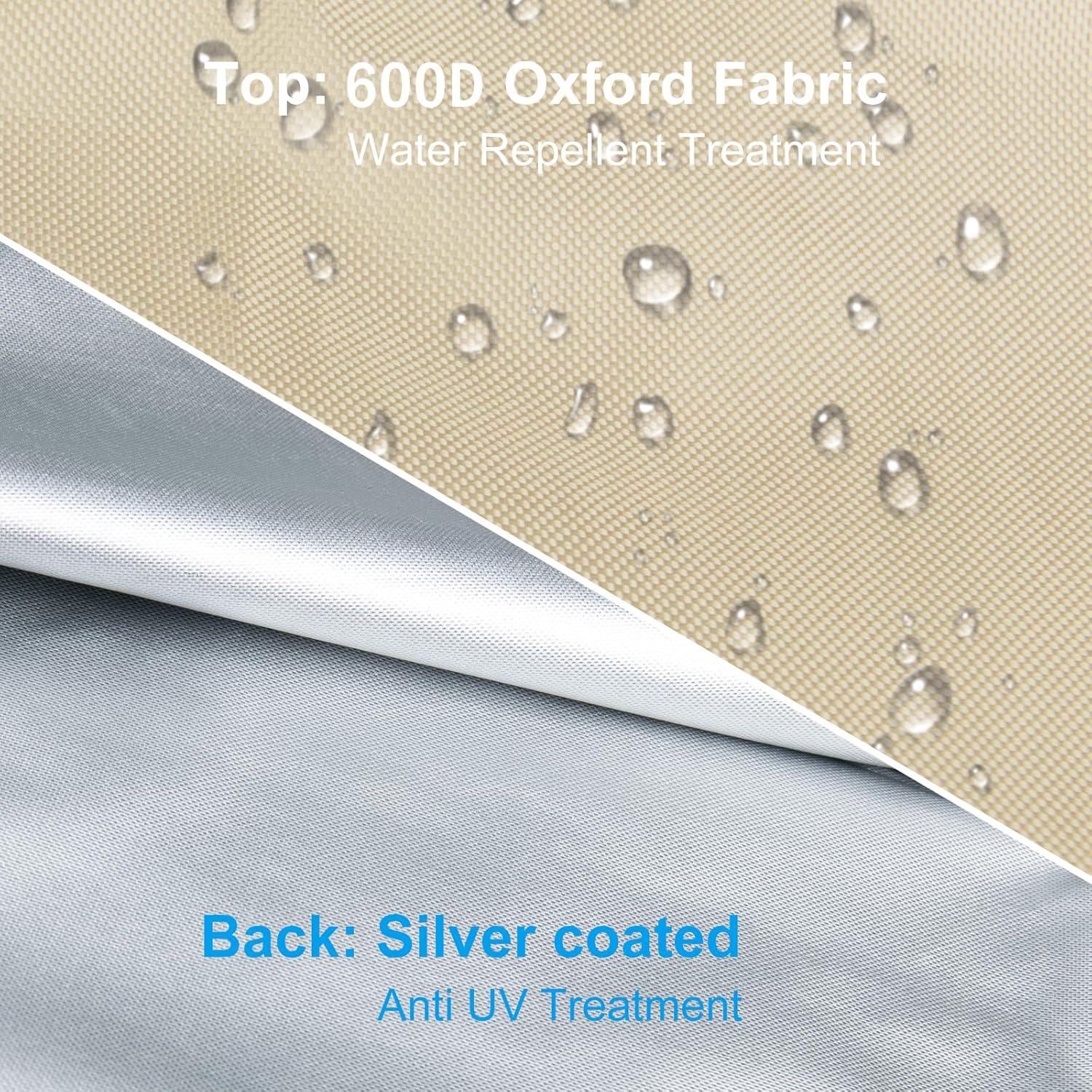 Thumbnail 2 de OKPOW Parasol Cover – Waterproof Heavy Duty Protection for 2.5m–4m Umbllas