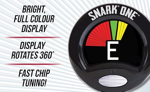 Detalle de Snark SN99X Super Tight All-Instrument Clip-On Tuner (Black) with 360° Rotating Display