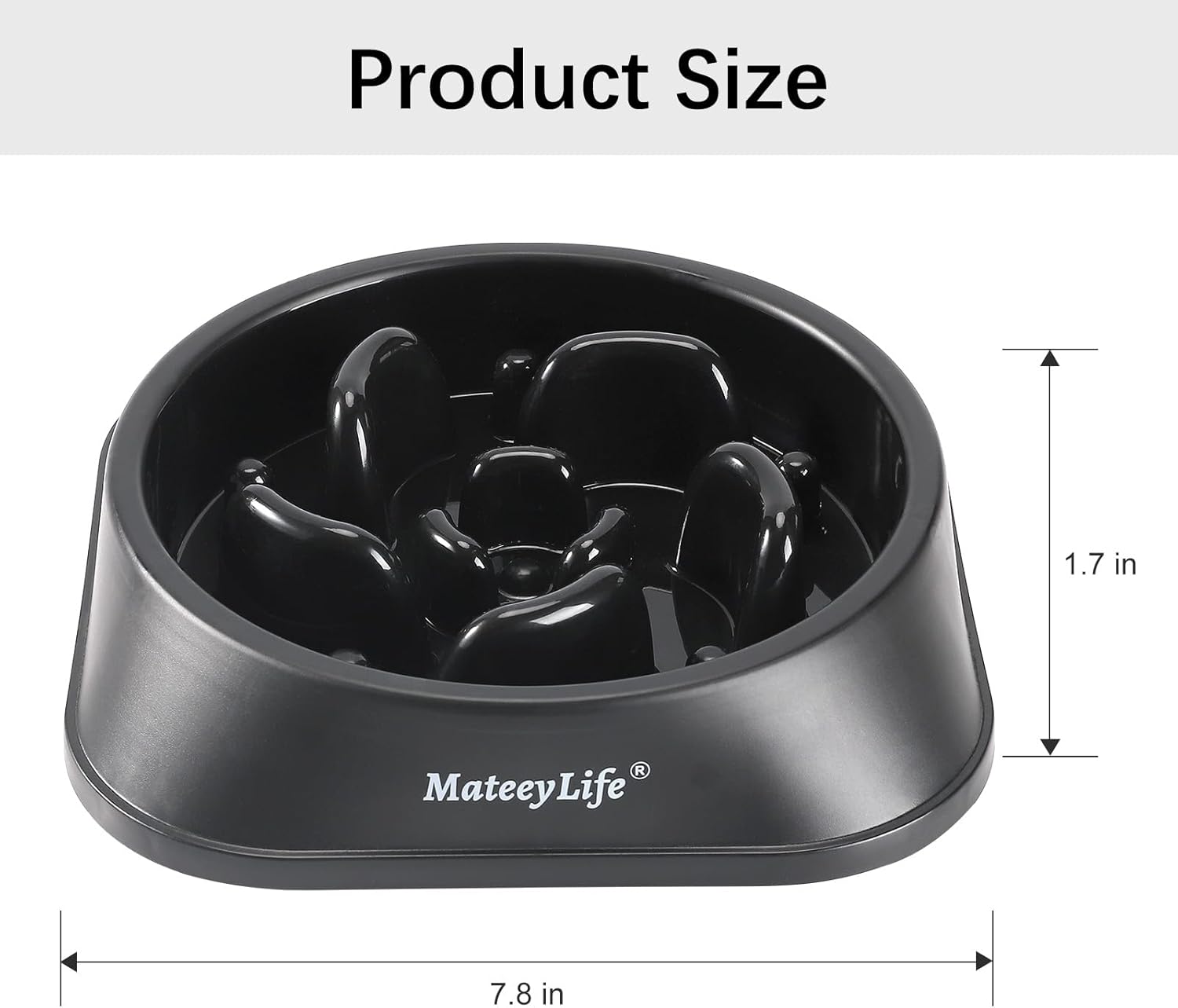 Detalle de Mateeylife Hundenapf Anti Schling Napf 2 Tassen