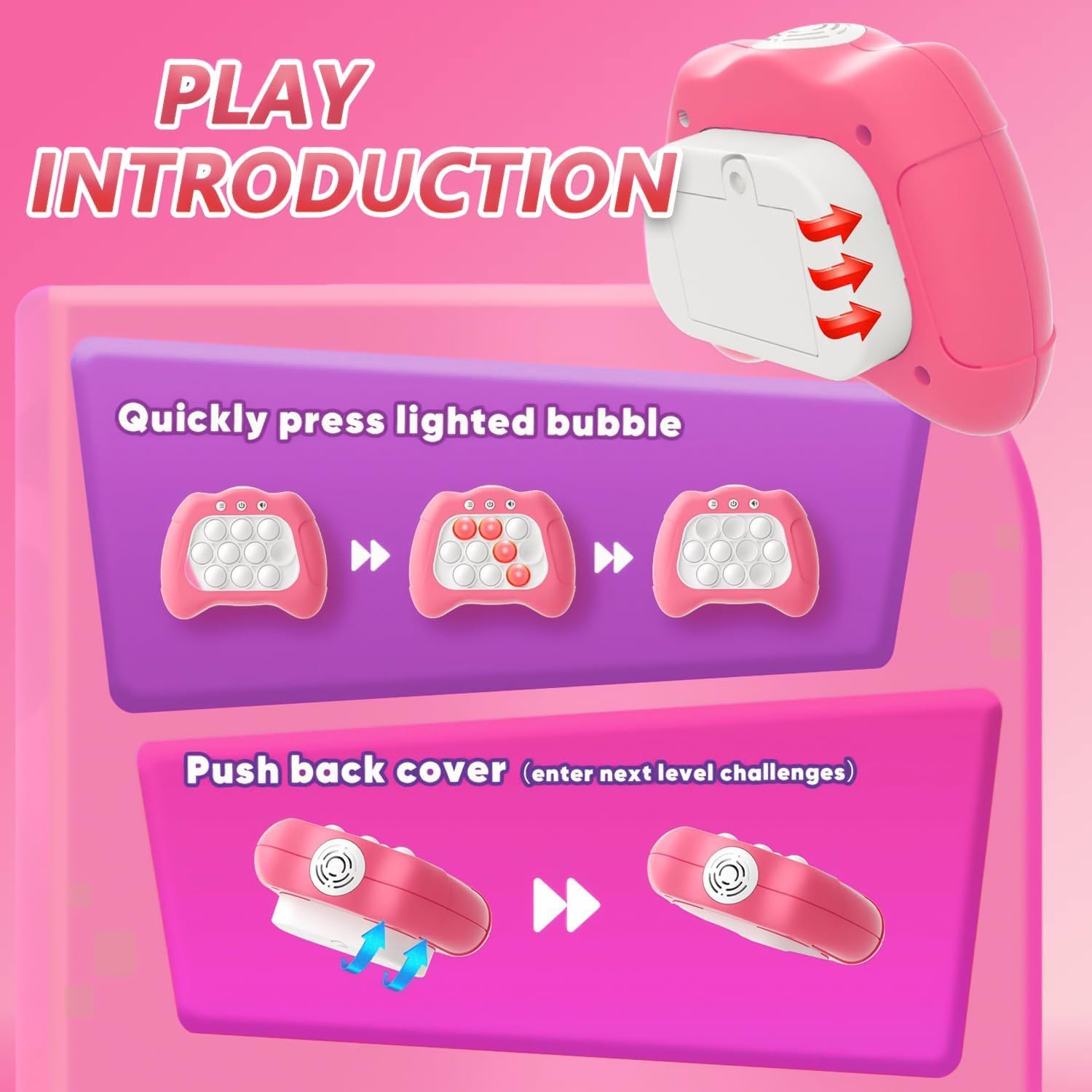 Thumbnail 4 de Pop Push Game Toy Quick Push Pop Puzzle 8-12