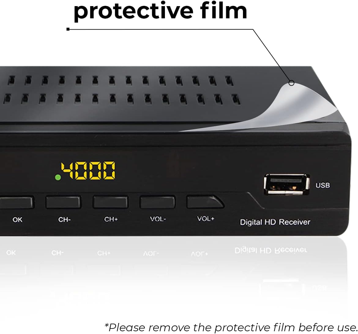 Detalle de LEYF PA-2211 Kabel Receiver: Vielseitiger DVB-C Empfänger für Full HD Kino zu Hause