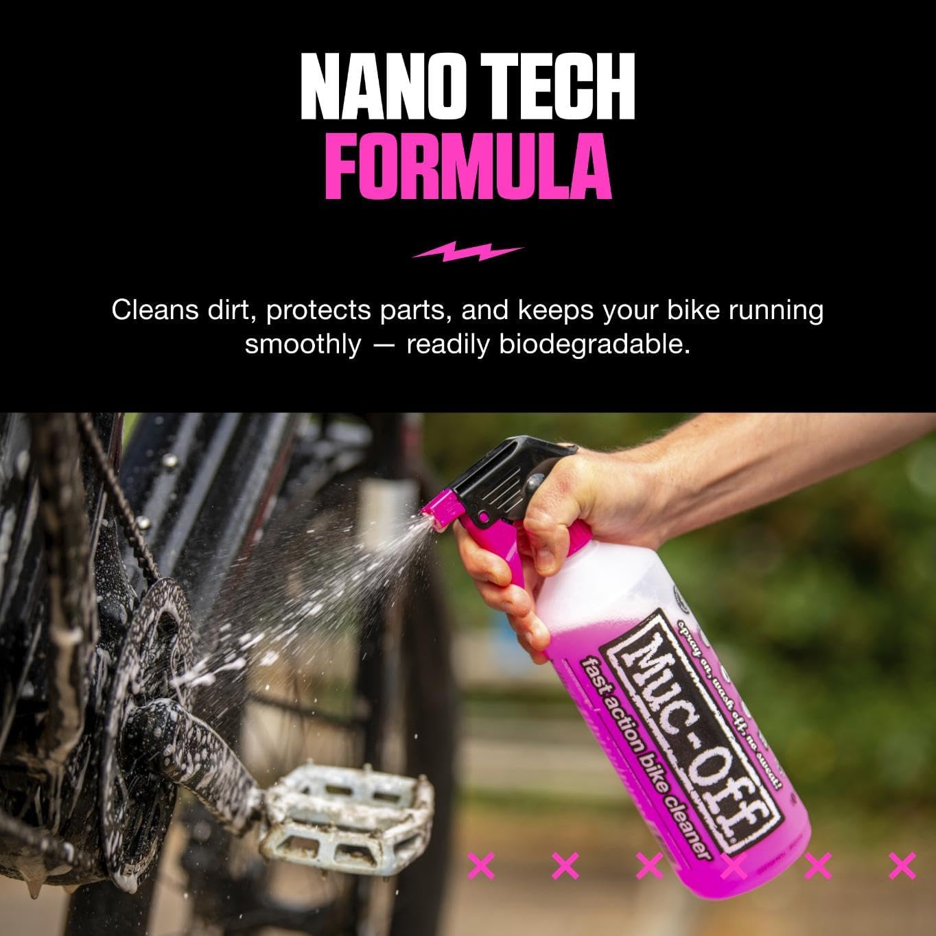 Detalle de Muc-Off eBike Kit de Nettoyage, Protection & Lubrification – essentiels pour vélo électrique (green)