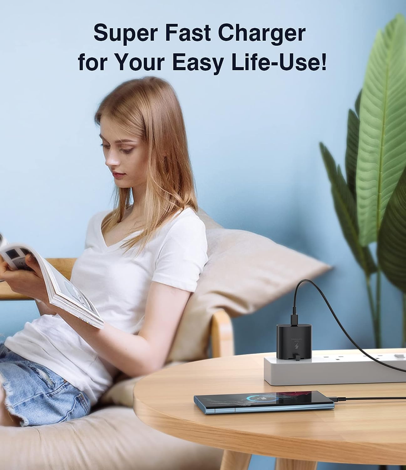 Thumbnail 5 de Samsung 25W PPS Fast Charger USB-C Cable & Plug (3m) 2-Pack