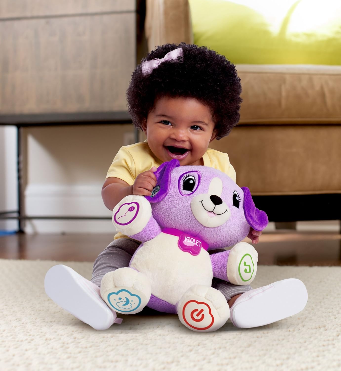 Detalle de LeapFrog My Pal Violet (Frustration Free Packaging) – Personalized Learning Baby Toy