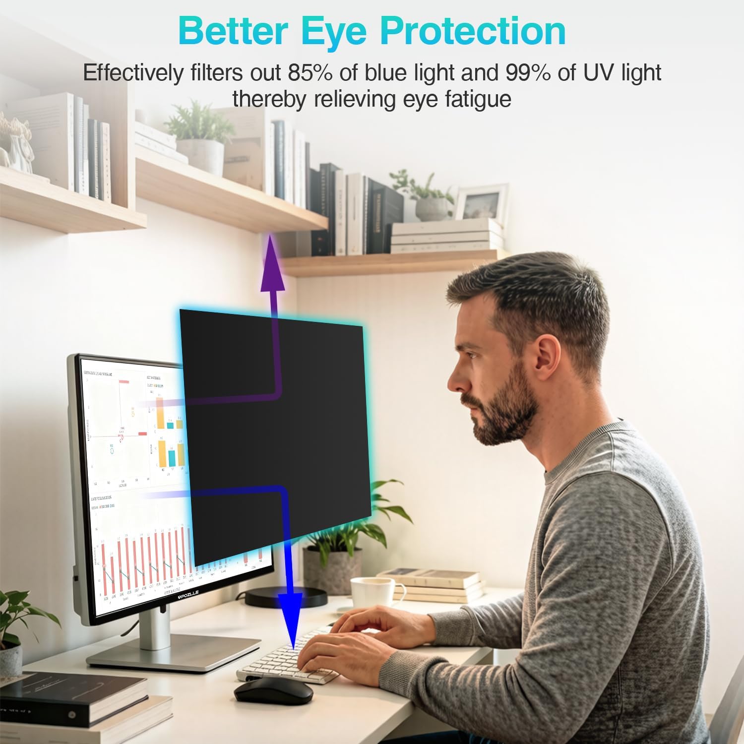 Thumbnail 5 de Pozlle 24-Inch Privacy Screen