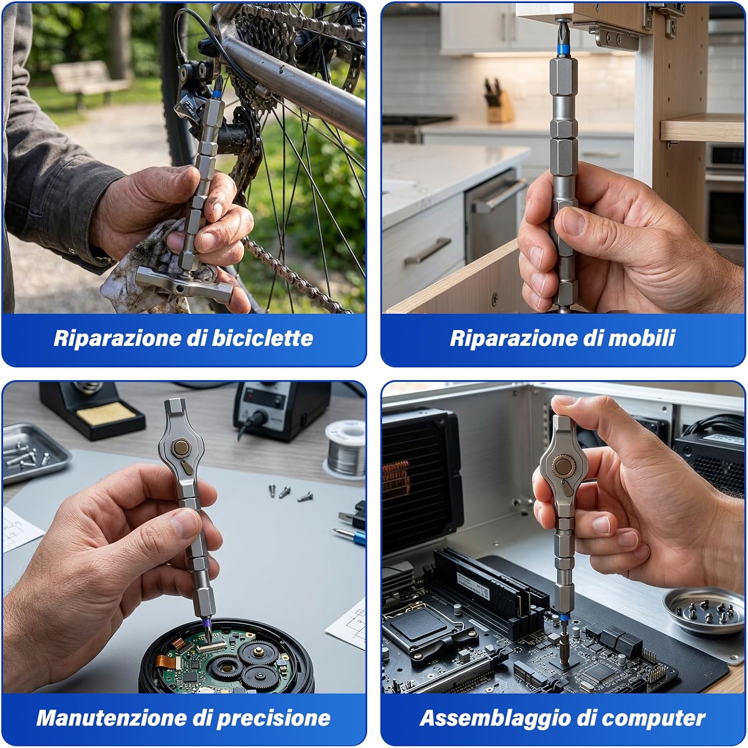 Thumbnail 5 de Koeutoze Set cacciaviti magnetici 42 in 1 per precisione 🛠