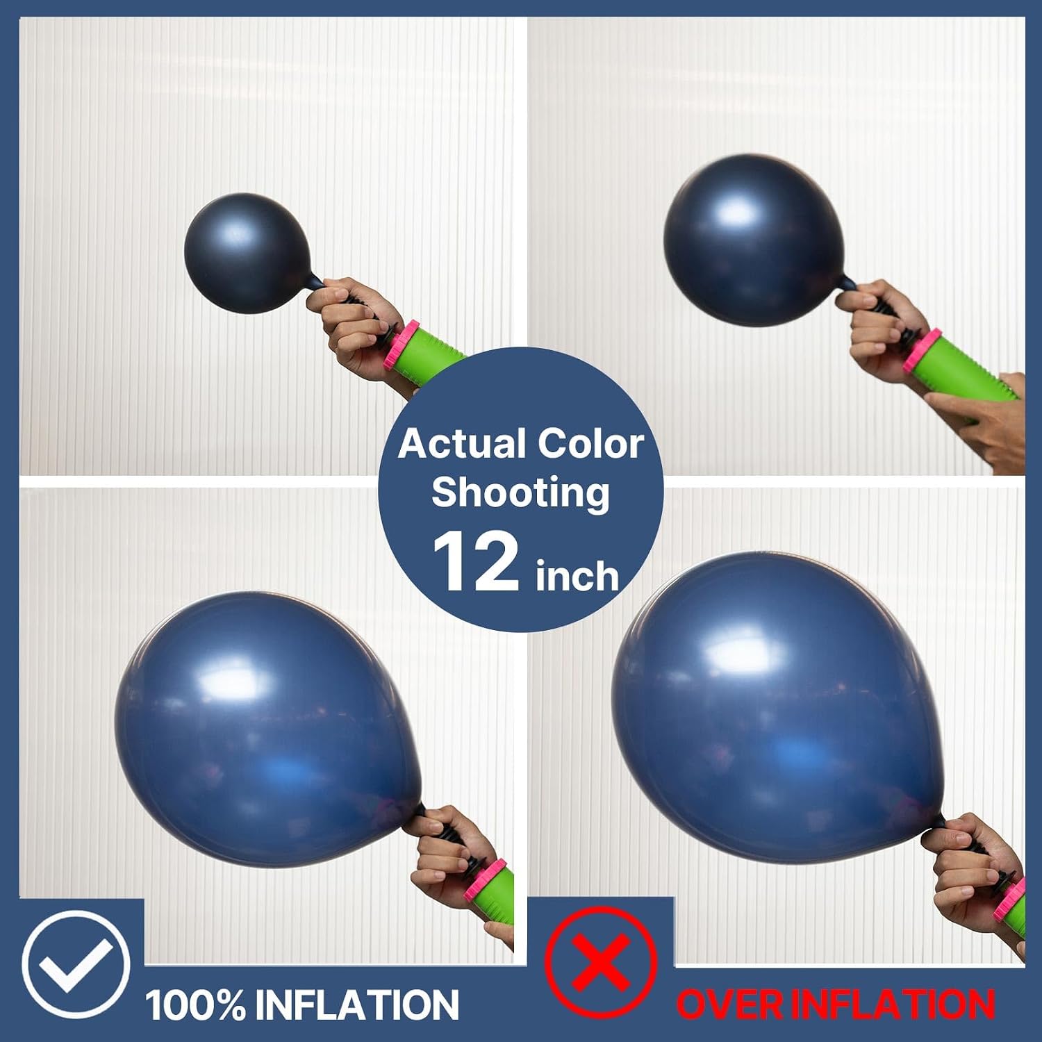 Detalle de PartyWoo Navy Blue 127pcs Balloon Arch Kit ๐
