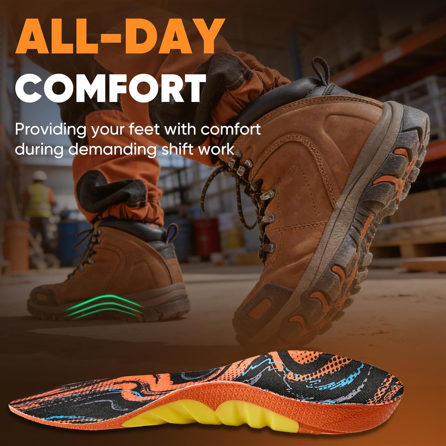 Thumbnail 4 de Footmaster orthopädische Einlegesohlen bei Plantarfasziitis & Plattfüßen – Fußgewölbestütze gegen Fußschmerzen