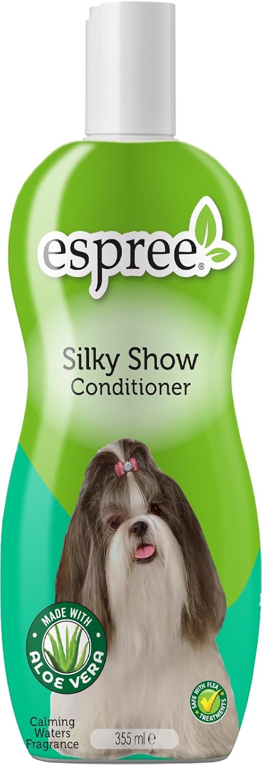 Detalle de Espree Conditionneur pour Chiens d’Exposition – Huile de Carthame et Protéines de Soie, 355 ml