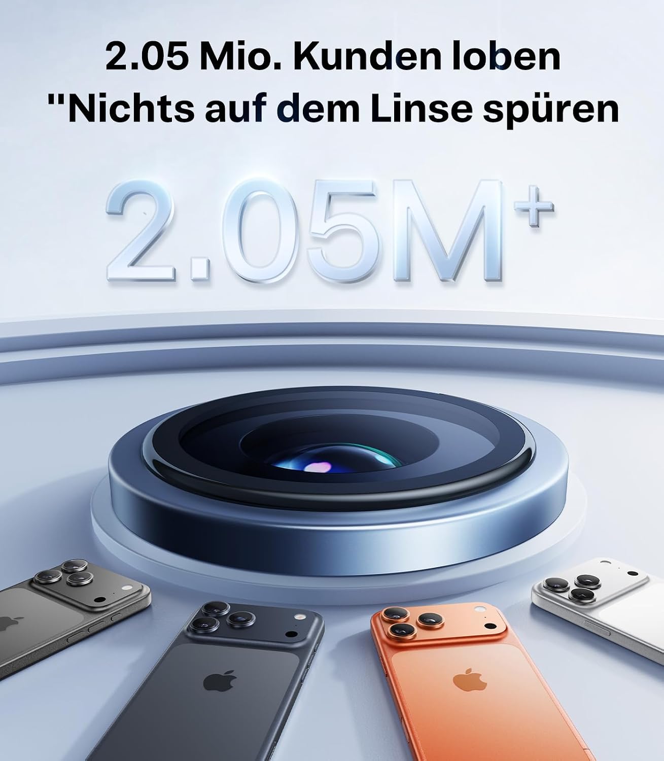 Thumbnail 6 de TORRAS Kameraschutz für iPhone 17 Pro/Max 9H+ Glas