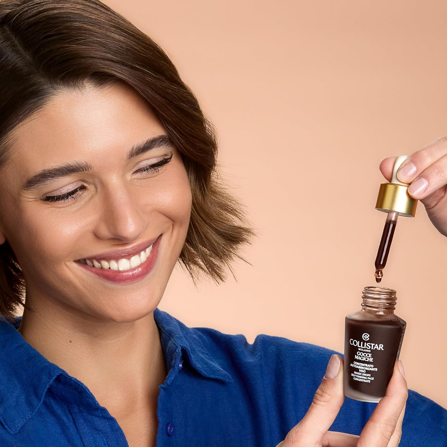 Detalle de Collistar Gocce Magiche Viso – Schneller Selbstbräuner mit Feuchtigkeit & Anti-Aging, für alle Hauttöne
