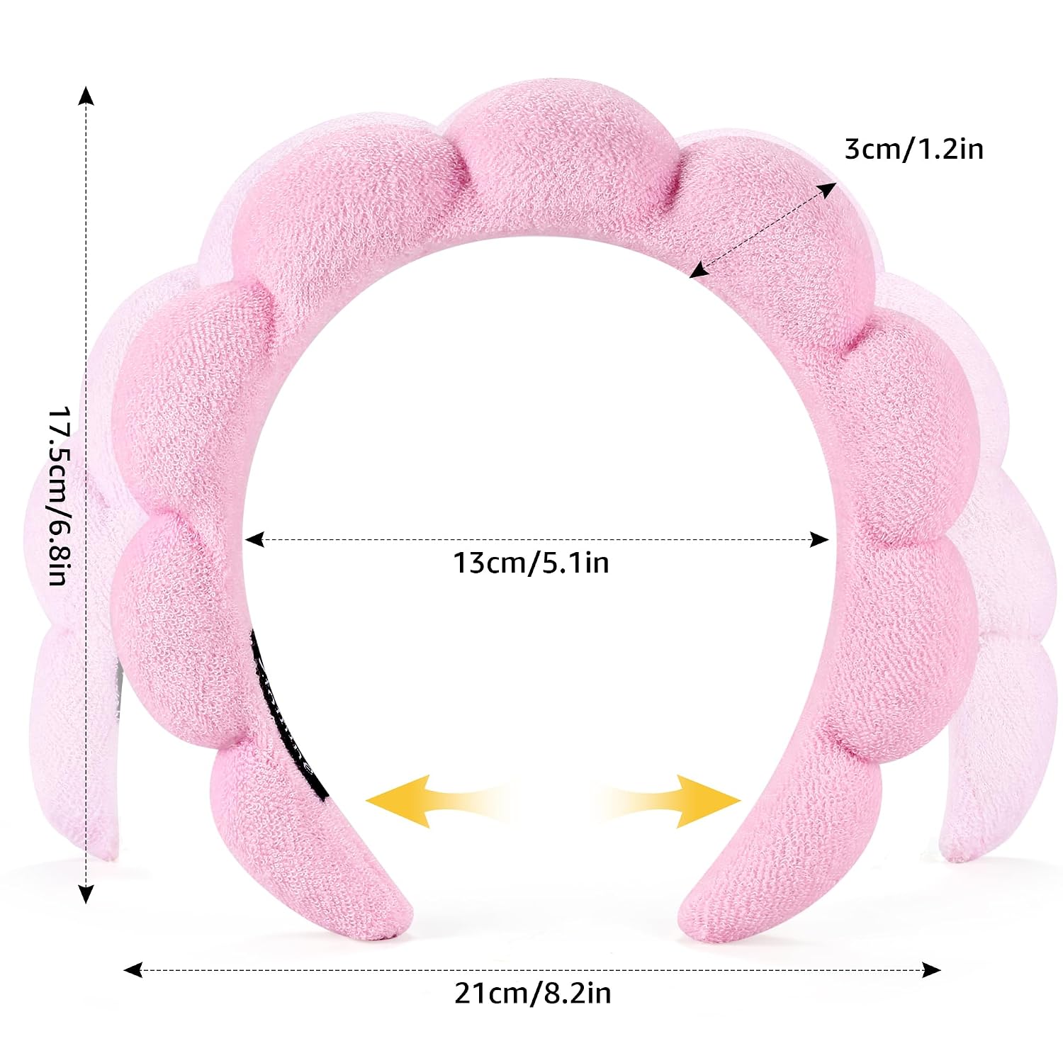 Detalle 2 de Ztomine Spa Headbands 2-Pack