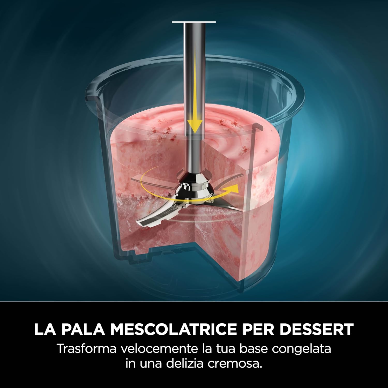 Thumbnail 5 de Ninja CREAMi Gelatiera NC302EU: macchina per gelato e dessert congelati, 1,4 l, 2 vasetti, 7 programmi