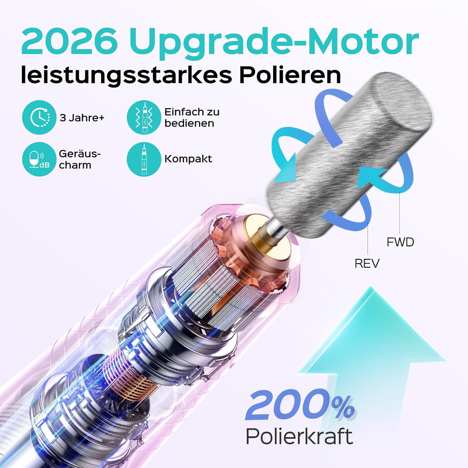 Thumbnail 3 de COSLUS Elektrische Nagelfräser 20.000 u/min