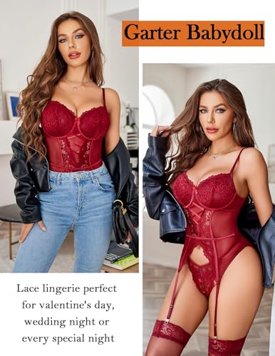 Thumbnail 3 de Avidlove Corset en dentelle pour femme