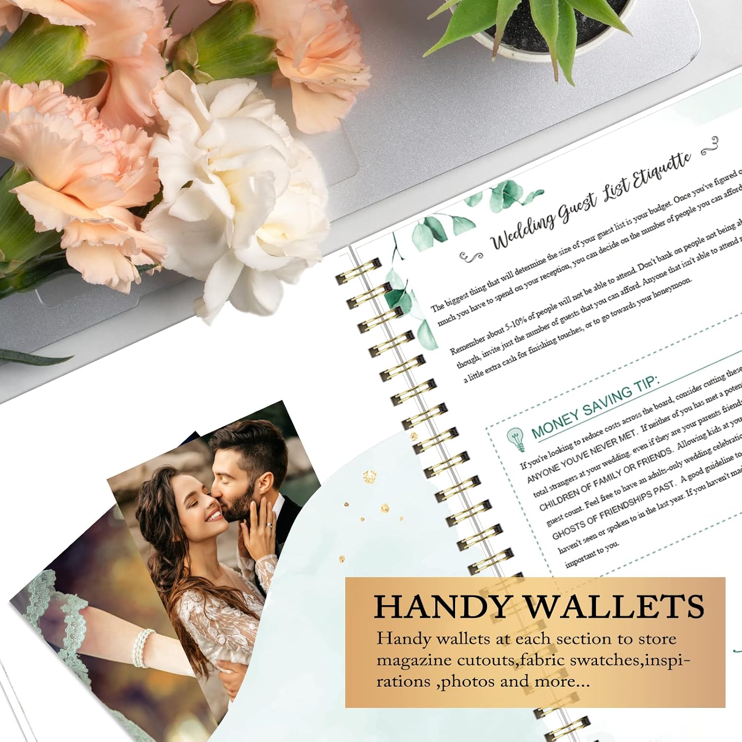 Thumbnail 4 de Wedding Planner Book 9" x 11.9" Hardcover