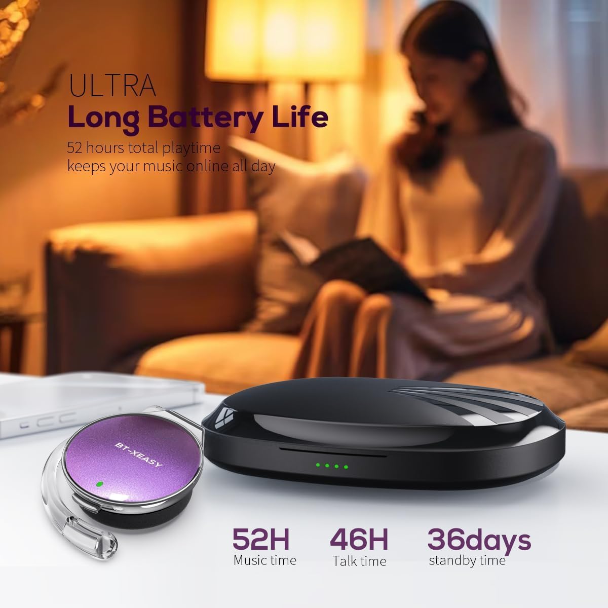Thumbnail 6 de BT-X Easy Open-Ear Bluetooth 5.4 Headphones