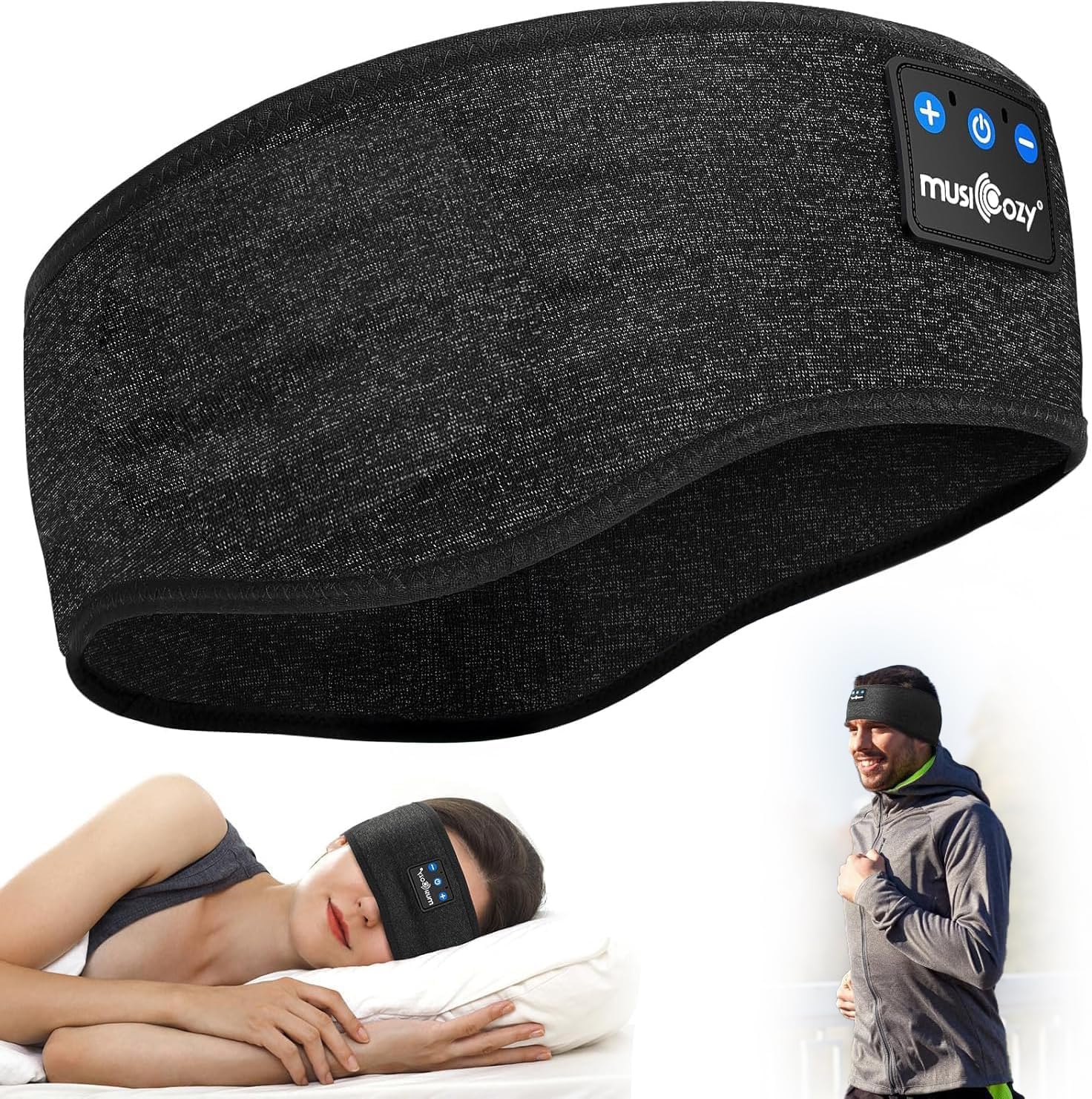 Detalle de MUSICOZY Sleep Headphones Bluetooth 5.4 headband