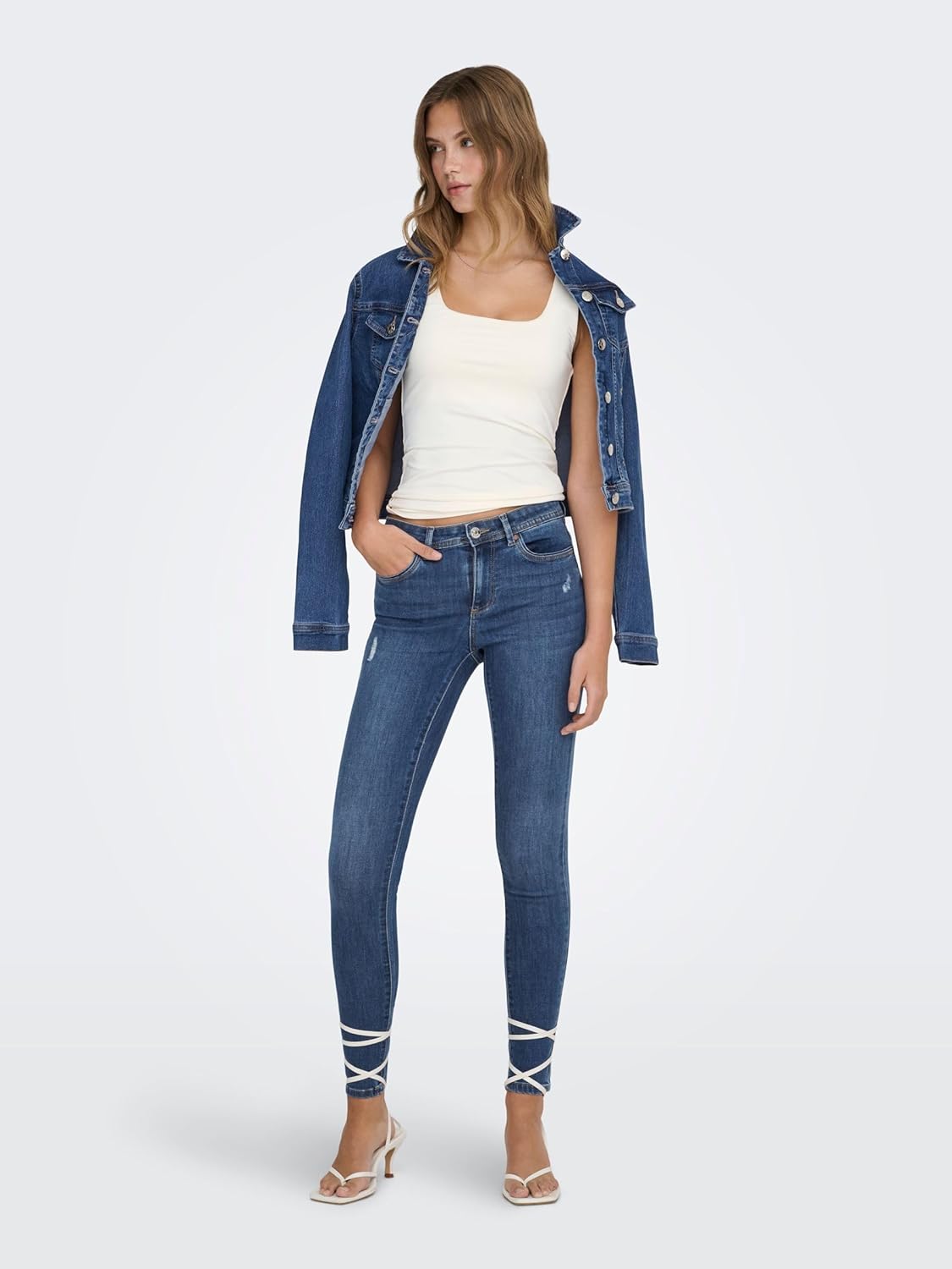 Thumbnail 2 de ONLY Female Skinny Jeans ONLWAUW Mittlere Taille – Skinny Fit