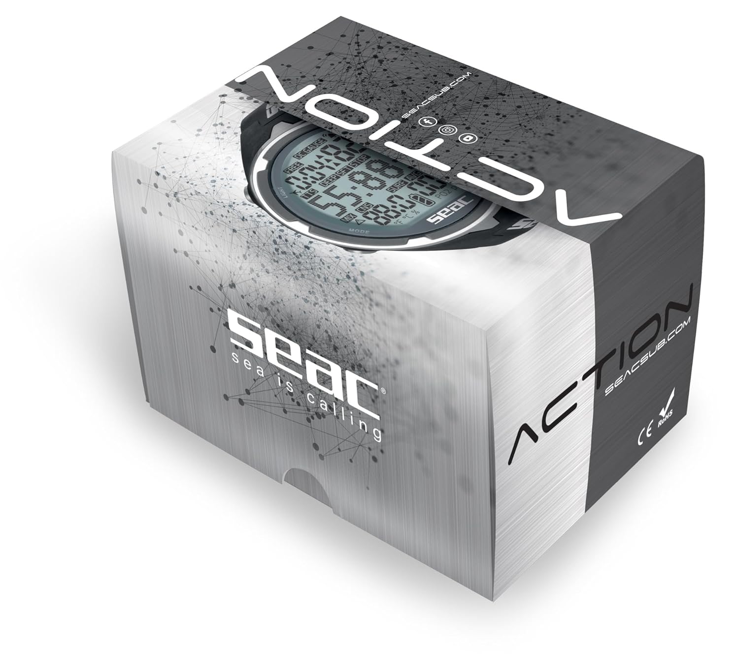 Thumbnail 1 de SEAC Action : ordinateur de plongée pour bouteille et apnée avec logbook et planification