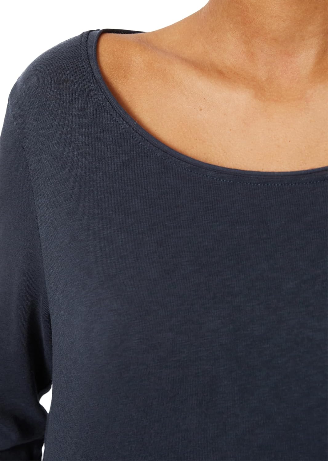 Thumbnail 3 de Marc O’Polo Damen Langarmshirt aus Bio-Baumwolle mit Logo im Regular Fit