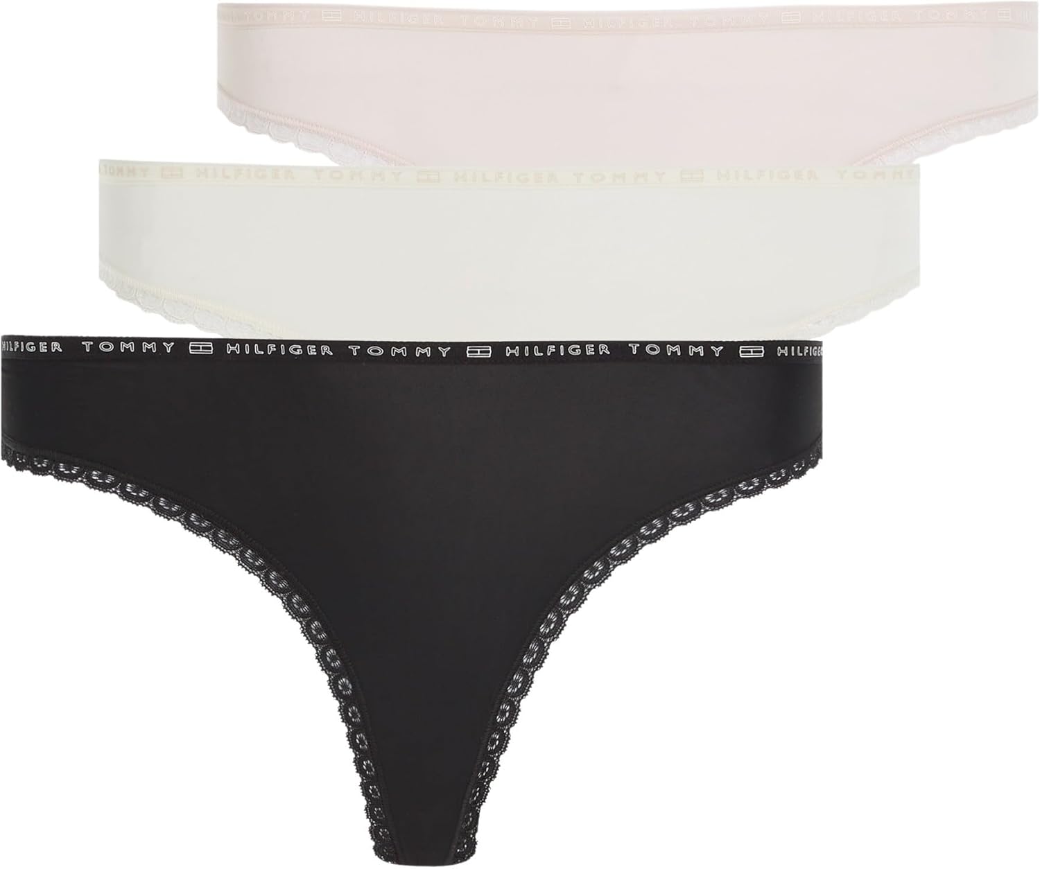 Thumbnail 5 de Tommy Hilfiger Women's 3 Pack Thongs – Classic Comfort with Subtle Logo