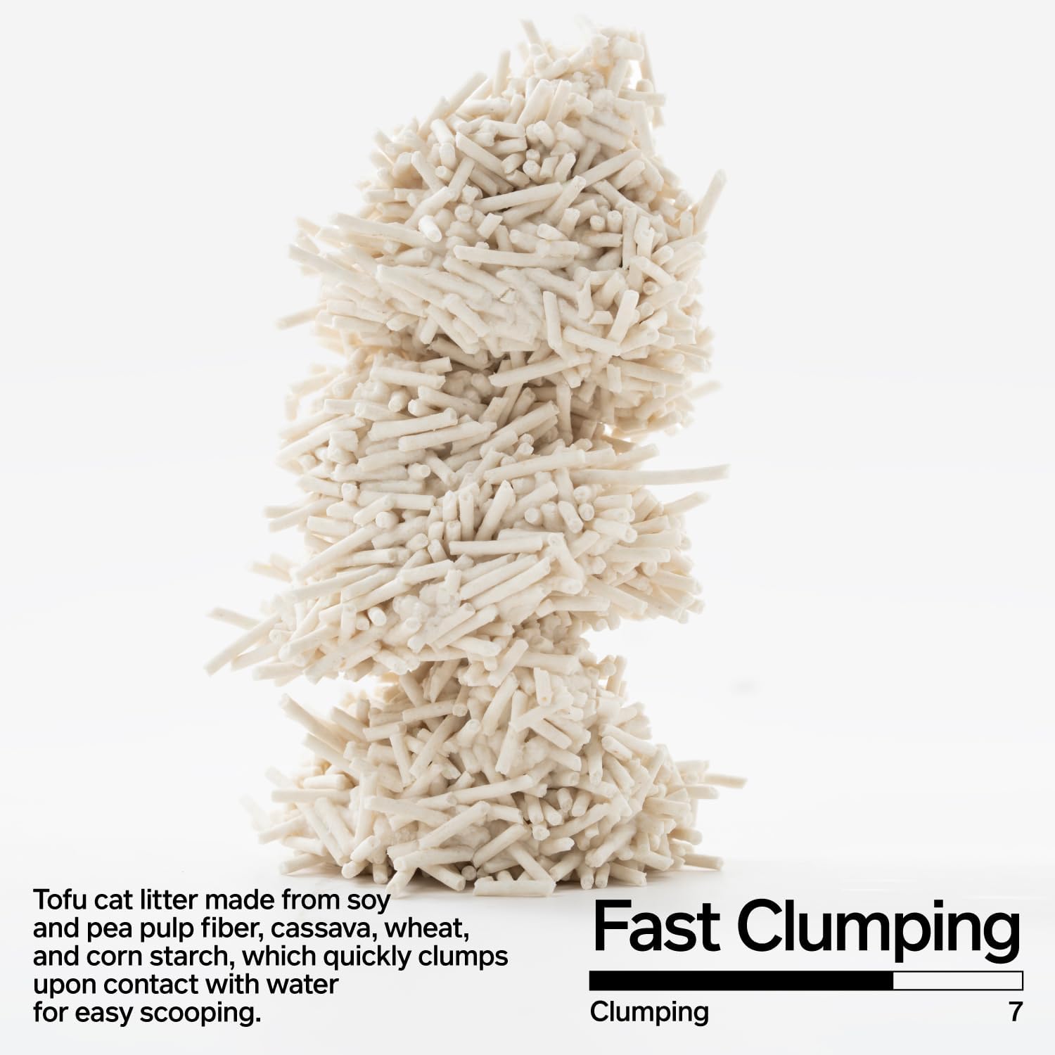 Thumbnail 3 de pidan Tofu Cat Litter (Clumping, Flushable, Ultra Absorbent) — 5.3 lb with 4 Bags