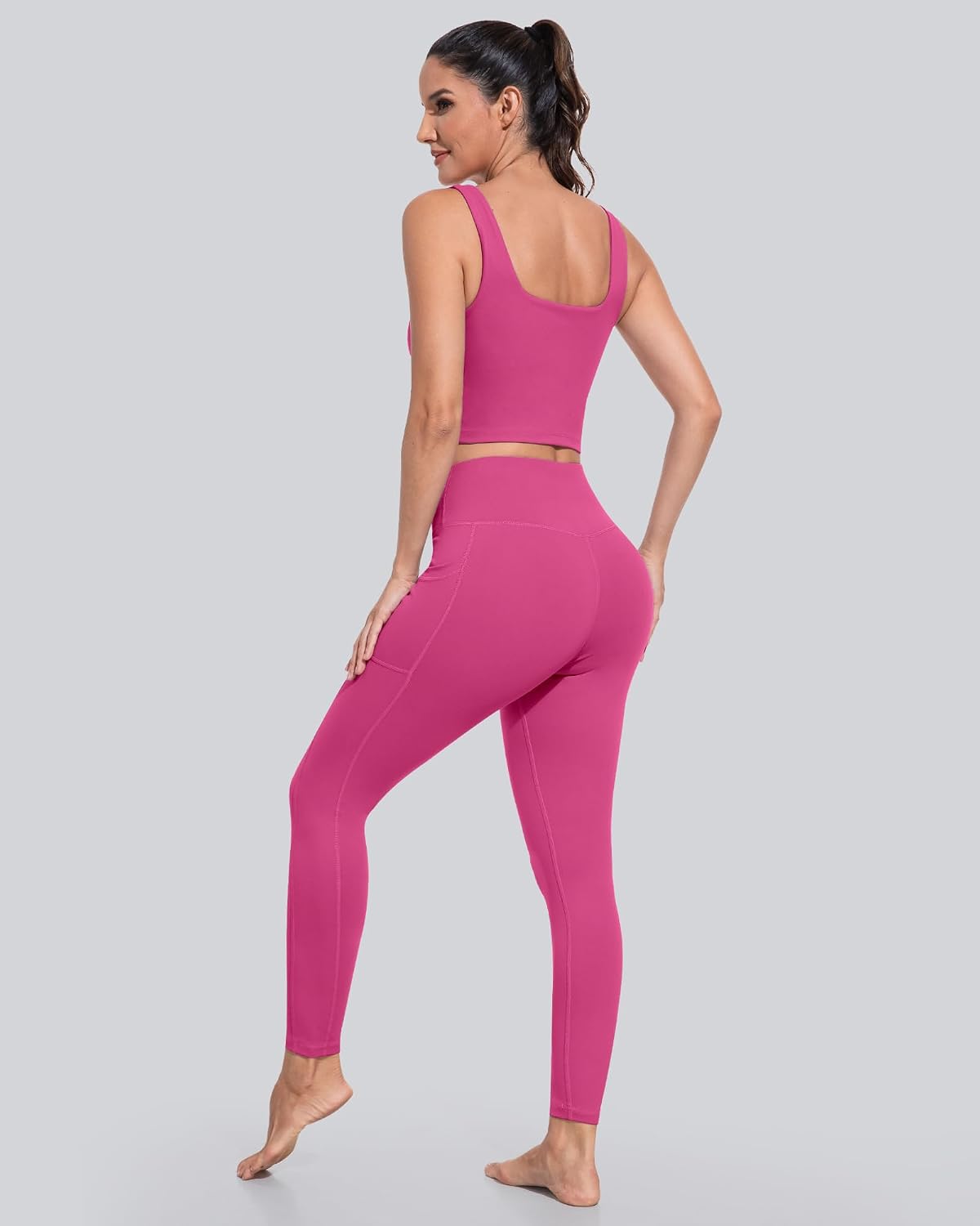 Thumbnail 4 de CHRLEISURE High-Waist Pocket Yoga Pants for Women 🧘♀