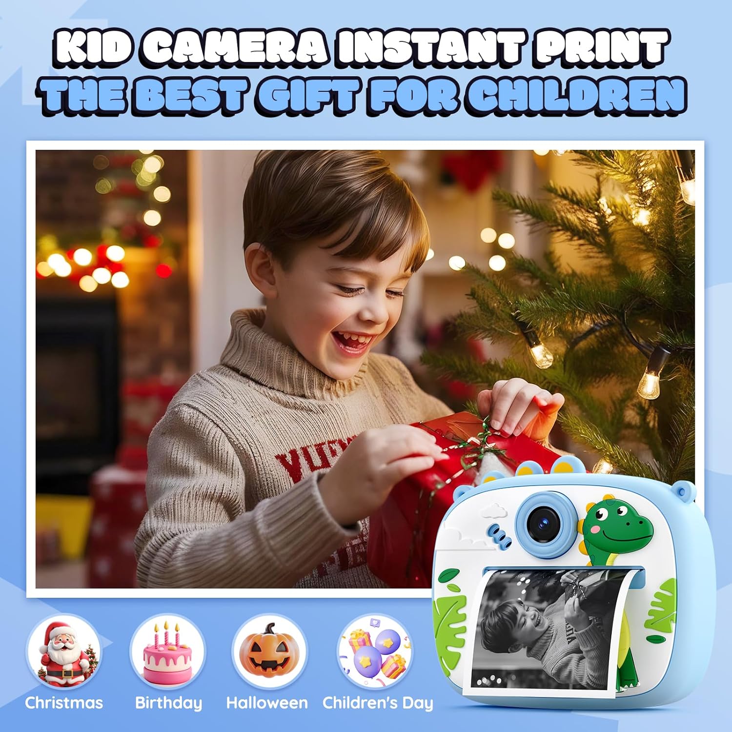 Thumbnail 6 de YOZISS Kids Camera Instant Print: 1080P HD Fun with Instant Photo Printing
